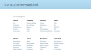 Members.consumerreward.net thumbnail