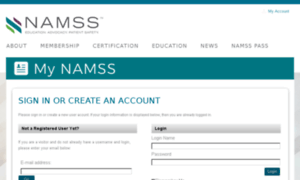 Members.namss.org thumbnail