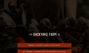 Members.thebackyardfarmcompany.com thumbnail