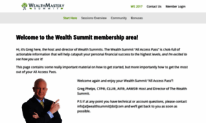 Members.wealthsummit.com thumbnail