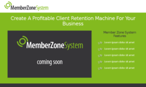 Memberzonesystem.com thumbnail