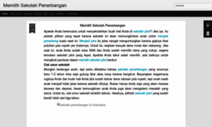 Memilih-sekolah-penerbangan.blogspot.com thumbnail