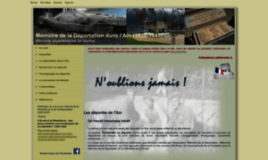 Memoire-deportation-ain.fr thumbnail
