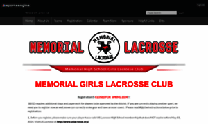 Memorialgirlslax.org thumbnail