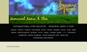 Memorialnameastar.com thumbnail