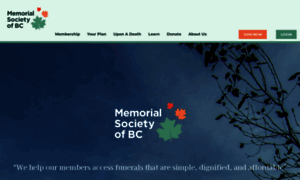 Memorialsocietybc.org thumbnail