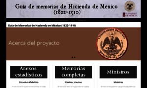 Memoriasdehacienda.colmex.mx thumbnail