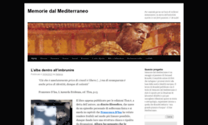 Memoriedalmediterraneo.com thumbnail