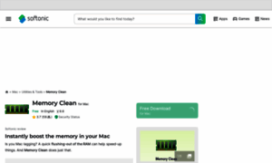 Memory-clean.en.softonic.com thumbnail