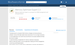Memory-optimizer-expert.software.informer.com thumbnail