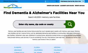 Memorycarefacilities.net thumbnail