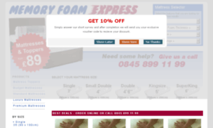 Memoryfoamexpress.co.uk thumbnail