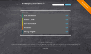 Memoryking-newsletter.de thumbnail