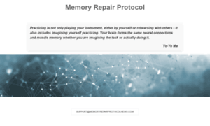 Memoryrepairprotocol.com thumbnail