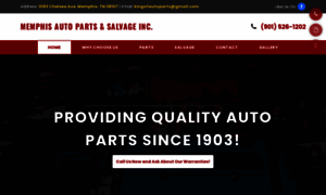 Memphisautopartssalvage.com thumbnail