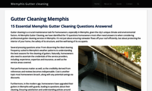 Memphisguttercleaning.com thumbnail
