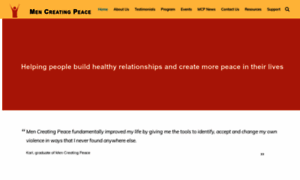 Mencreatingpeace.org thumbnail