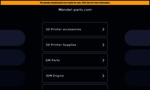 Mendel-parts.com thumbnail
