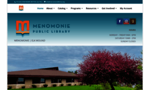 Menomonielibrary.org thumbnail