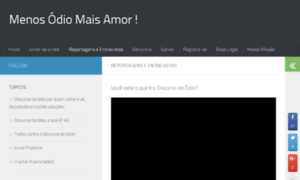 Menosodiomaisamor.com.br thumbnail