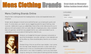 Mensclothingbrands.co.uk thumbnail