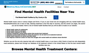 Mentalhealthcenters.net thumbnail