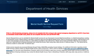 Mentalhealthservicerequest.saccounty.gov thumbnail