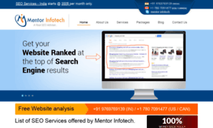 Mentorinfotech.net thumbnail