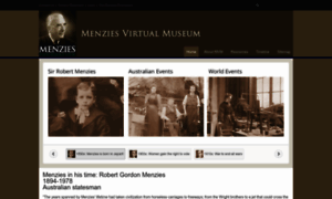 Menziesvirtualmuseum.org.au thumbnail
