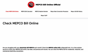 Mepcobill.info thumbnail