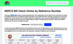 Mepcobill.net.pk thumbnail