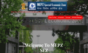 Mepz.gov.in thumbnail