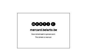 Mercard.intercard.be thumbnail