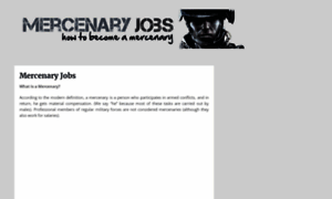Mercenaryjobs.org thumbnail