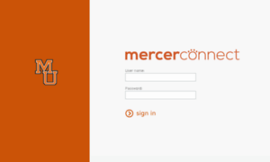 Mercerconnect.mercer.edu thumbnail