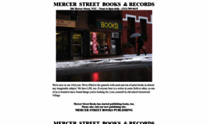 Mercerstreetbooks.com thumbnail