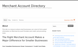 Merchantaccountdirectory.info thumbnail