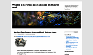 Merchantcashadvancers.wordpress.com thumbnail