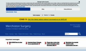 Merchistonsurgery.co.uk thumbnail