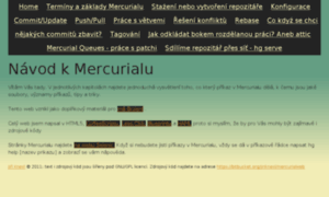 Mercurial.cz thumbnail