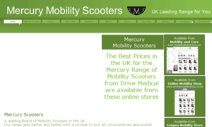Mercury-mobilityscooters.co.uk thumbnail