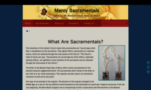 Mercysacramentals.com thumbnail