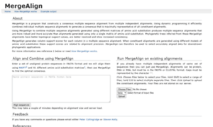 Mergealign.appspot.com thumbnail
