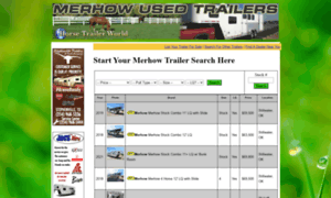 Merhowusedhorsetrailerdealer.com thumbnail