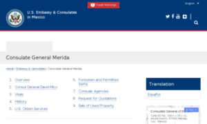 Merida.usconsulate.gov thumbnail