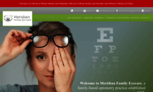 Meridianeyecare.com thumbnail