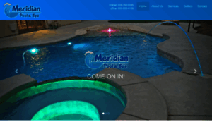 Meridianpoolandspa.com thumbnail