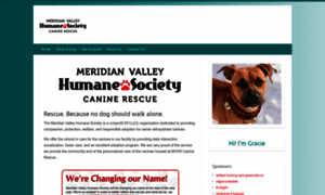 Meridianvalleyhumanesociety.org thumbnail