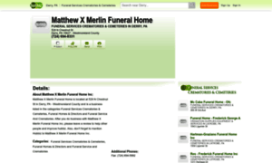 Merlin-matthew-x-funeral-home-inc.hub.biz thumbnail