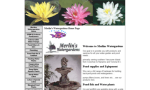 Merlinswatergardens.com thumbnail